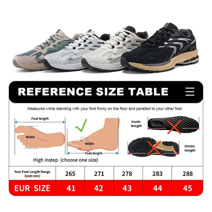 Bassploa-Chaussures de course décontractées pour hommes