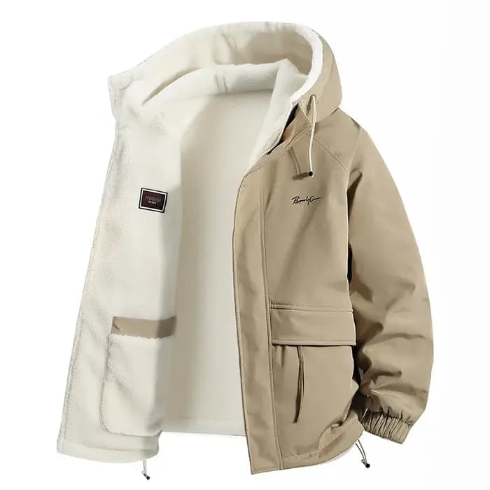 Hommes Sherpa veste 2 en 1 à capuche polaire manteau