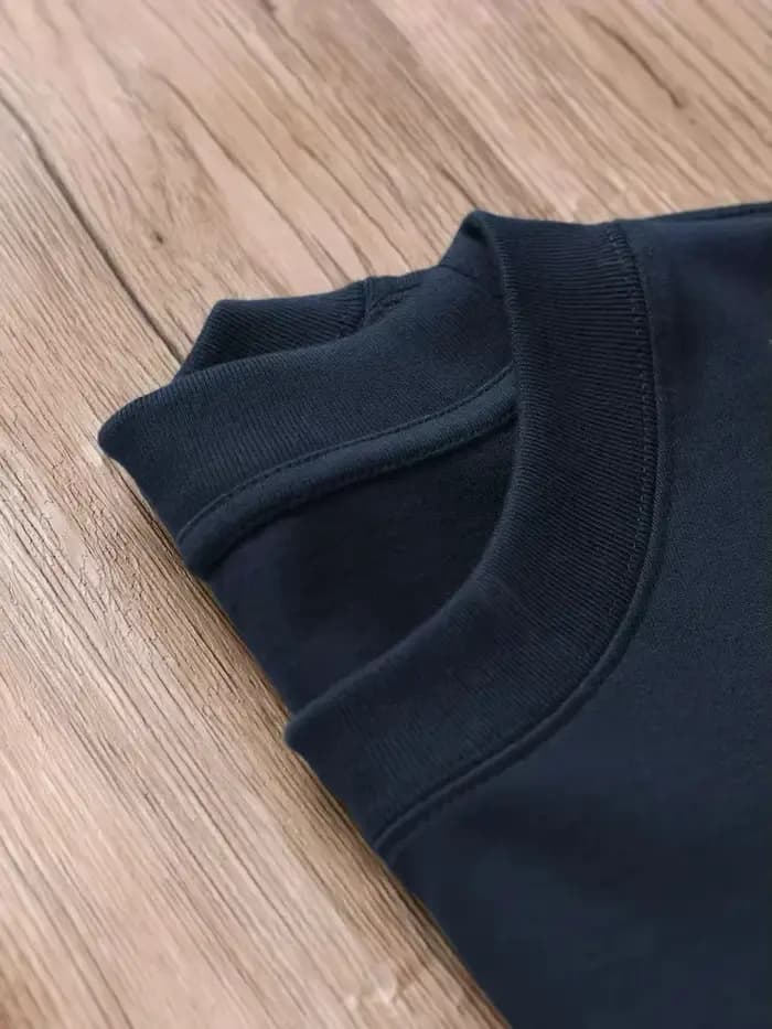 T-shirt en coton style simple avec motif lettres - Nouveau design d'été