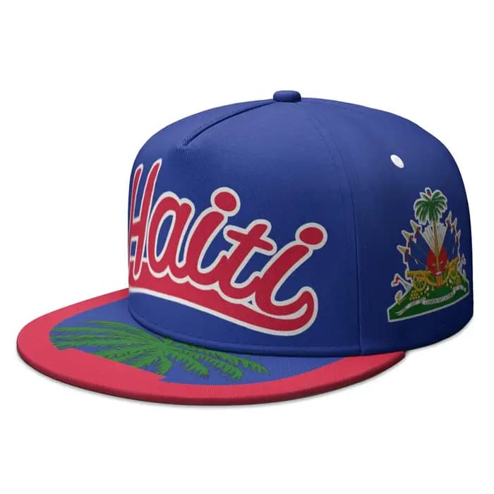 Casquette à visière plate Haïti