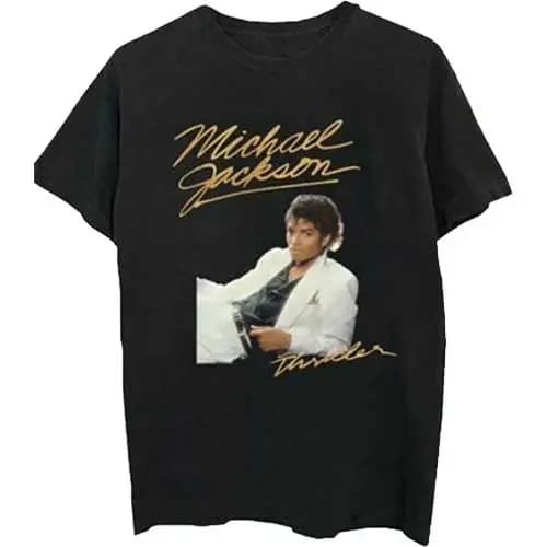 T-Shirt Thriller Pose Michael Jackson en coton pour hommes et femmes