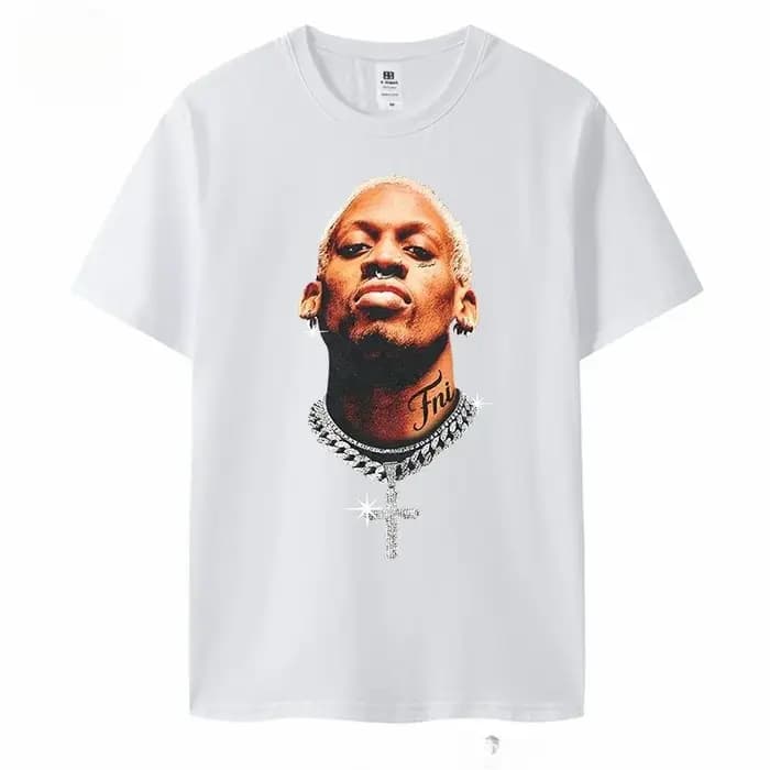 T-shirt classique imprimé Basketball Star pour hommes et femmes