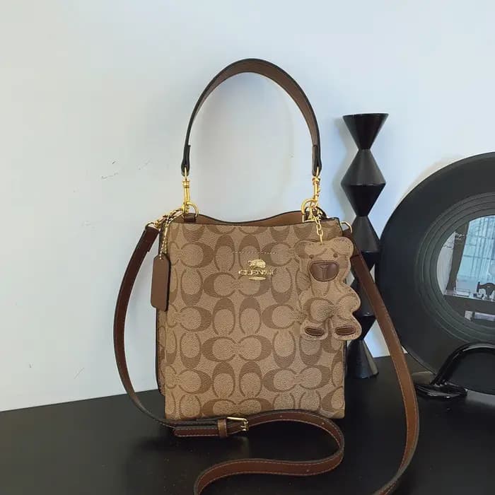 Style à la mode, sac à main élégant et luxueux en forme de seau