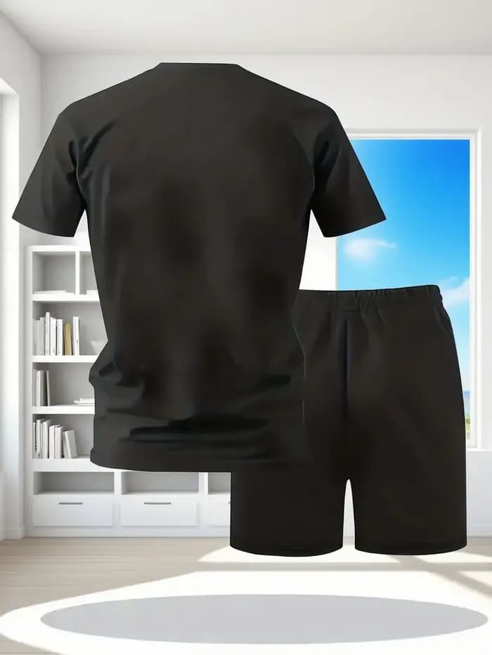 Ensemble deux pièces décontracté et tendance pour jeunes hommes