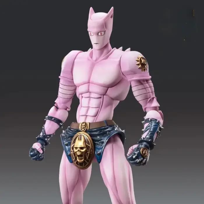 Hot Killer Queen Jojo Bizarre Adventure Part 4 Diamond Is Unbreakable Super Action Statue Boxed Collectible Anime Model Toy