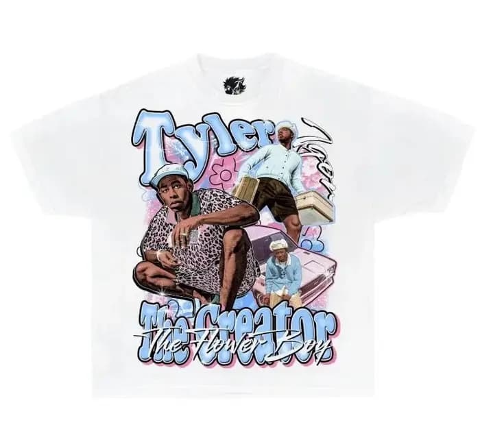 T-shirt graphique Tyler The Creator, tee-shirt streetwear vintage Y2K, chemise décontractée unisexe