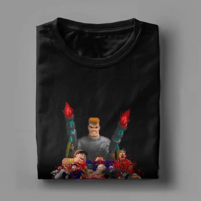 T-shirt pour hommes en pur coton à manches courtes