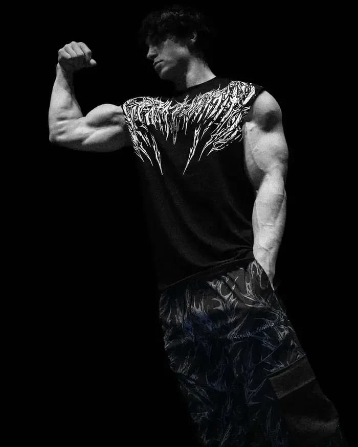 Breathedivinity - Marque de mode de rue américaine - T-shirt de sport et de fitness pour hommes en p