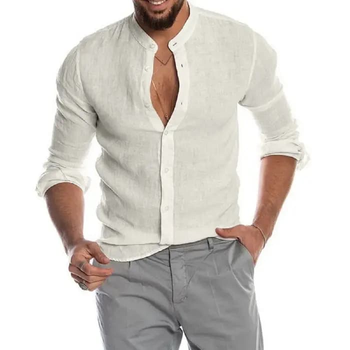 Chemises à manches longues pour hommes