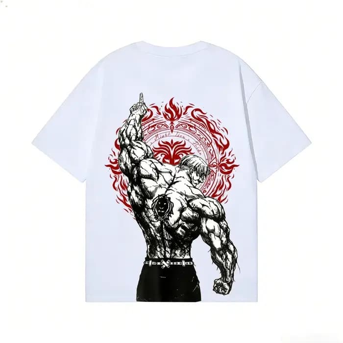 T-shirt Anime Lion's Sin of Pride Escanor – Vêtements Streetwear Homme et Femme de Haute Qualité – Nouvelle Collection Été 2026