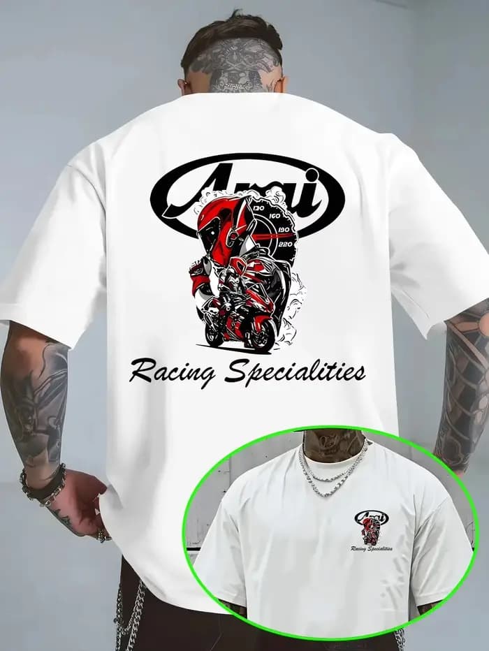 T-shirt graphique en coton pour hommes et femmes