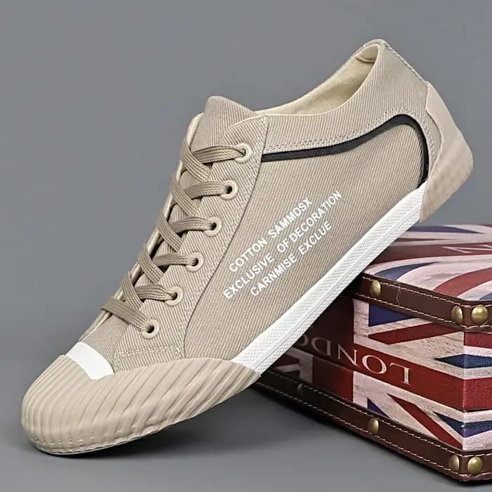 Hommes Toile Chaussures À Lacets Casual Sneakers De Mode pio Respirant Confortable Nouveau Chaud