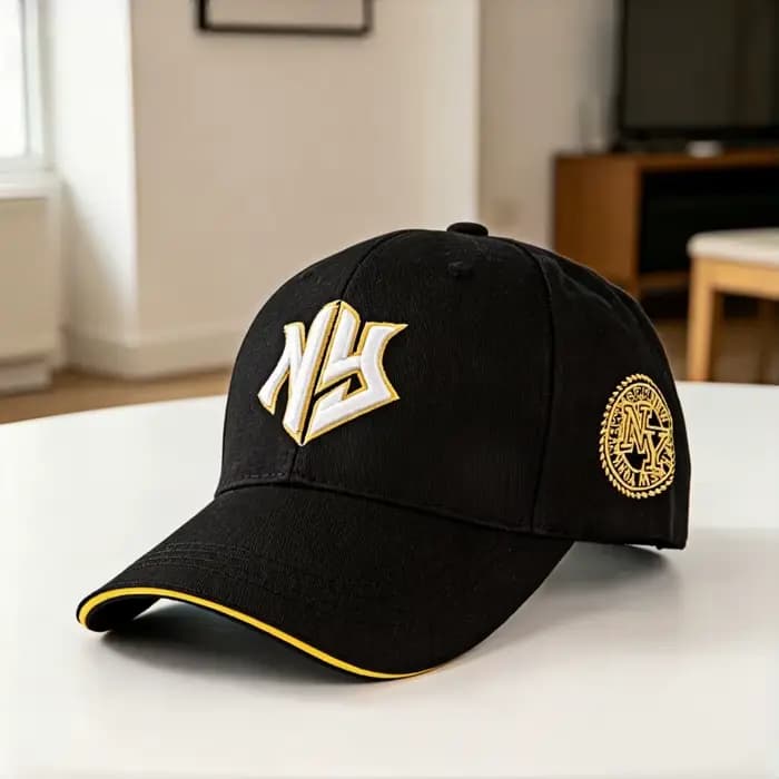 Casquette de baseball brodée avec le logo de l'équipe de New York