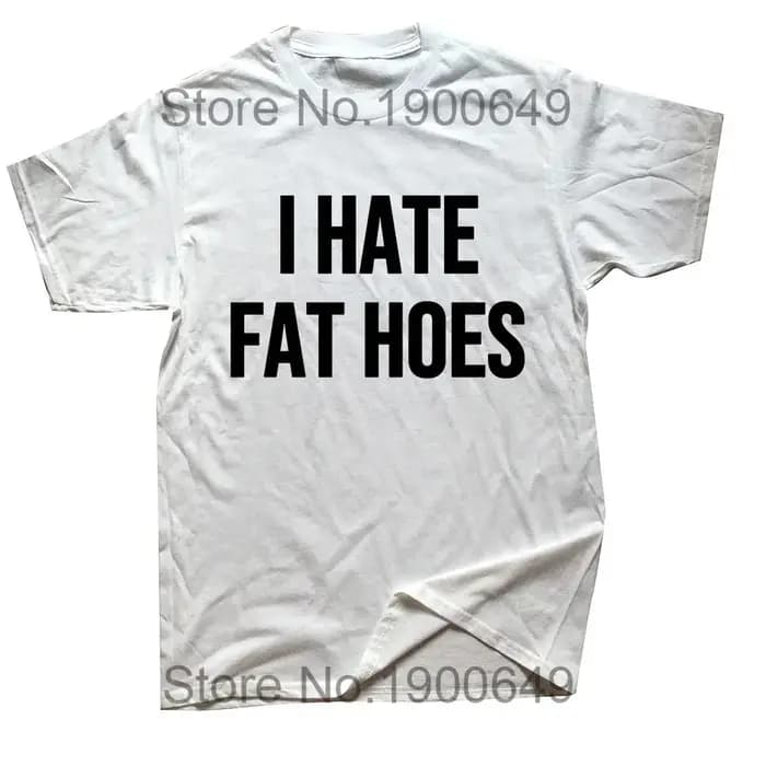 J'aime les gros houes t-shirt drôle adulte Humor blagues à manches courtes décontracté 100% coton un