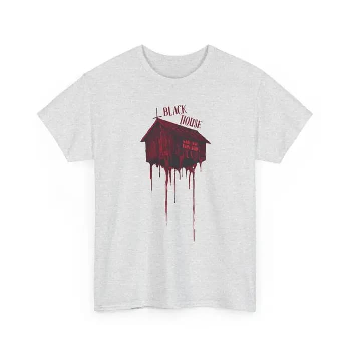 T-shirt Dorohedoro Black House, style rétro manga sombre, pour hommes et femmes, en coton, idéal pour l'été, streetwear cool, cadeau pour les amateurs d'animation sombre