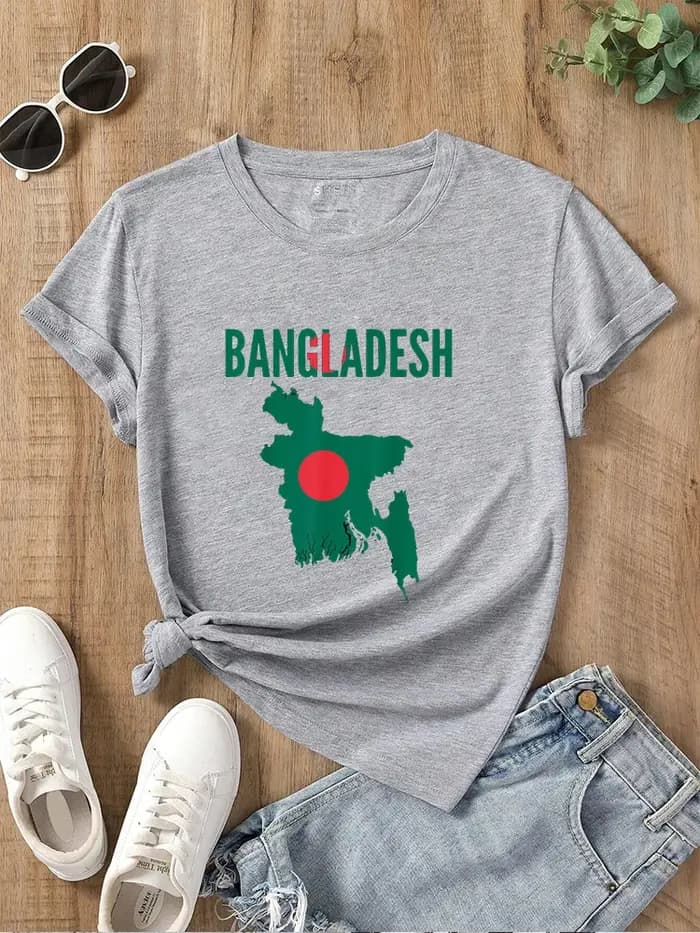 T-shirt manches courtes col rond femme