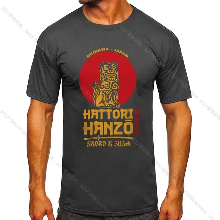 Hommes Hattori Hanzo T-shirt imprimé 100% coton Harajuku t-shirts classiques pour hommes femmes chem