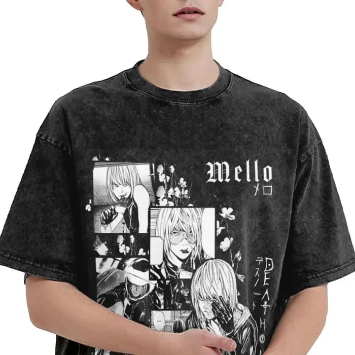 Mello - Mihael Keehl Unique Trendy A Vintage T-shirts surdimensionnés