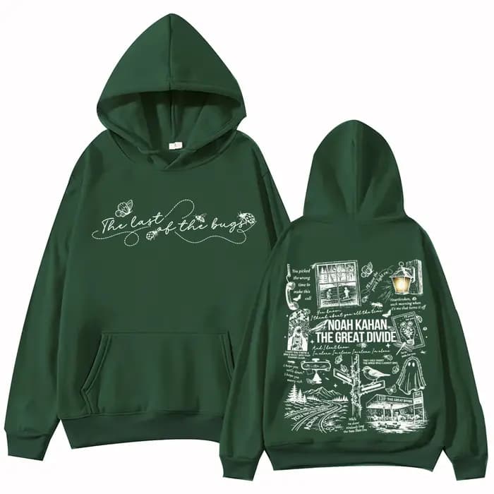 Noah-Kahan The Great Divide Tour 2026 Sweat à capuche homme femme Harajuku hauts à manches longues