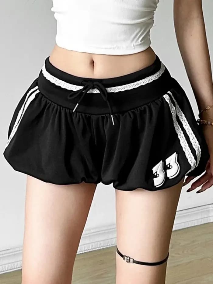 Short noir pour femmes