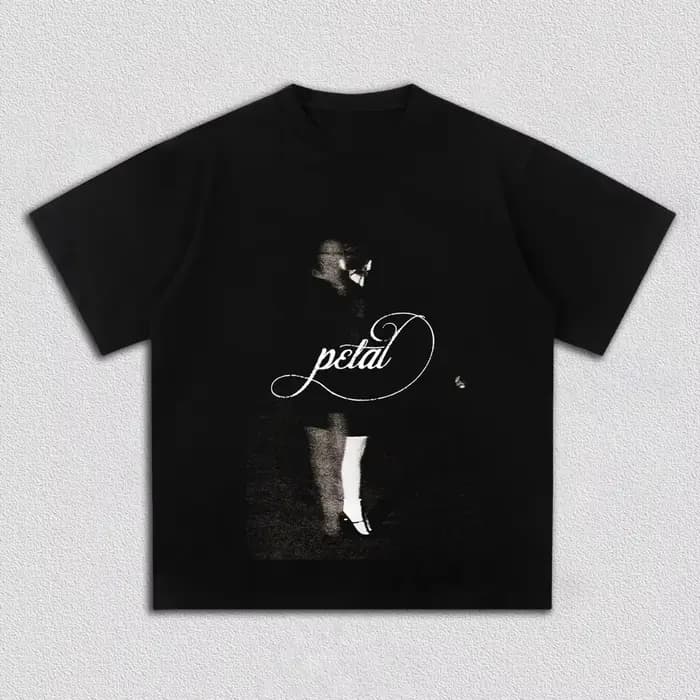 T-shirt unisexe en coton Ariana Grande Petal Photo Merch 2026 – Collection Y2K décontractée de haute
