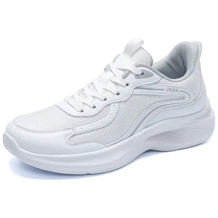 Baskets décontractées blanches pour hommes, chaussures de tennis confortables et respirantes, bon ma