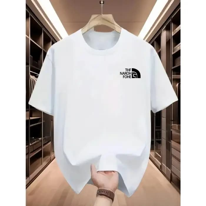 T-shirt à manches courtes et col rond pour hommes