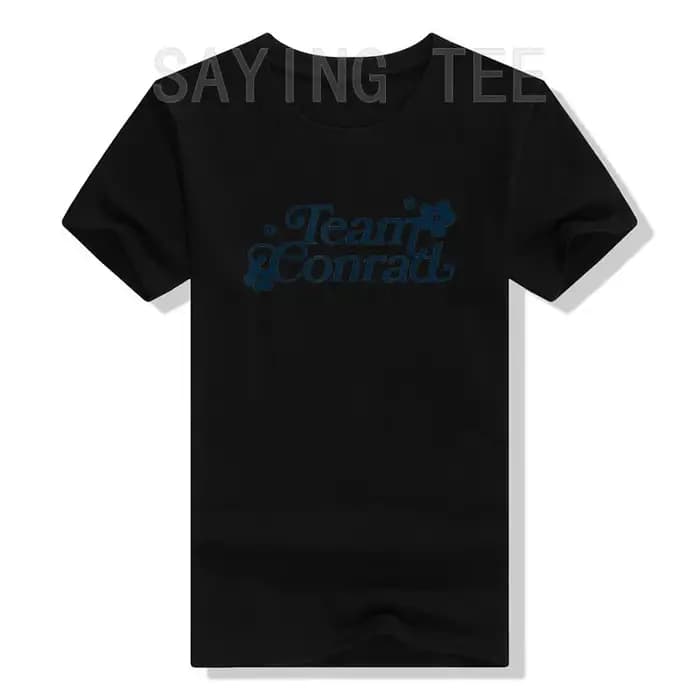 Team Conrad Floral Humor Graphic Tee, The Summer I Turned Aole, Funny Movie Tee, Y-Letters Printed S
