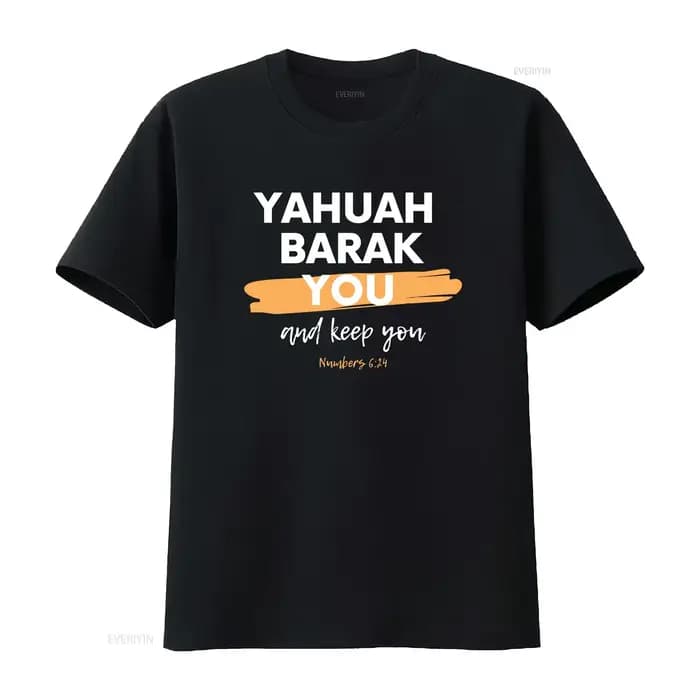 Yahuah Barak vous Softstyle t-shirt la plus haute vintage lavé vêtements de créateur de mode haut po