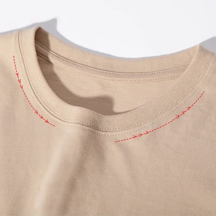 T-shirt décontracté à col rond pour hommes et femmes