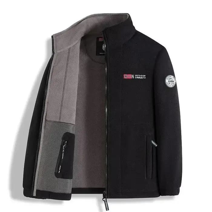 Veste à capuche polaire Double face pour hommes et femmes