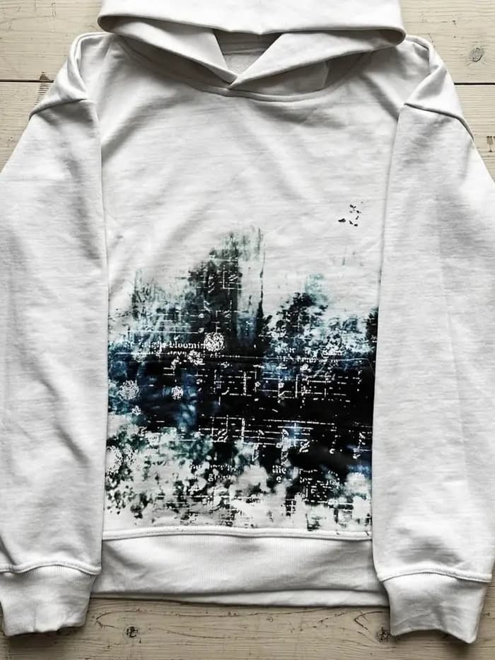 Sweat-shirts à capuche décontractés Harajuku avec imprimé MP3 pour hommes