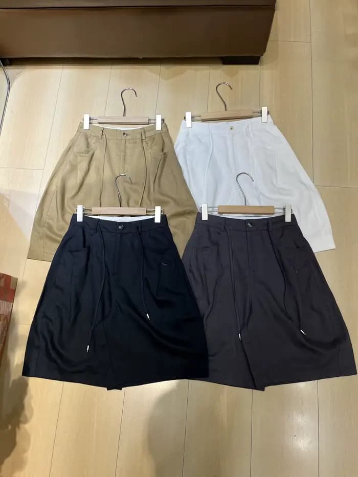 Shorts Bermuda à Taille Haute et Jambes Larges pour Femmes
