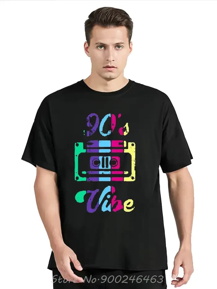 Drôle né en édition limitée des années 90 Cassette T-Shirt graphique mode cadeaux d'anniversaire-années t-shirts Vintage