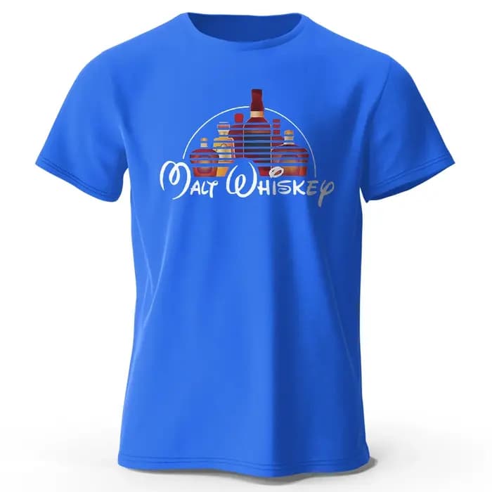 T-Shirt imprimé whisky malte pour hommes et femmes