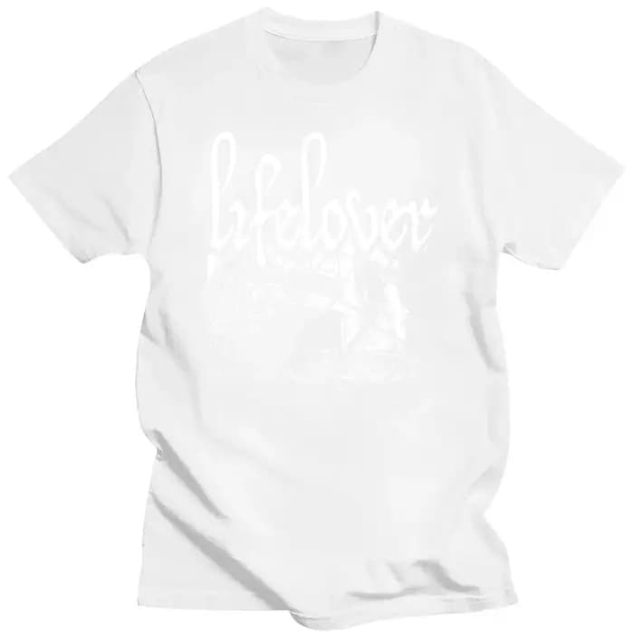 LIFELOVER Premium t-shirts mode Vintage polyvalent décontracté hommes femmes été Harajuku à manches