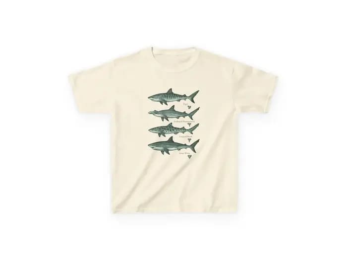 T-shirt d'espèces de requin