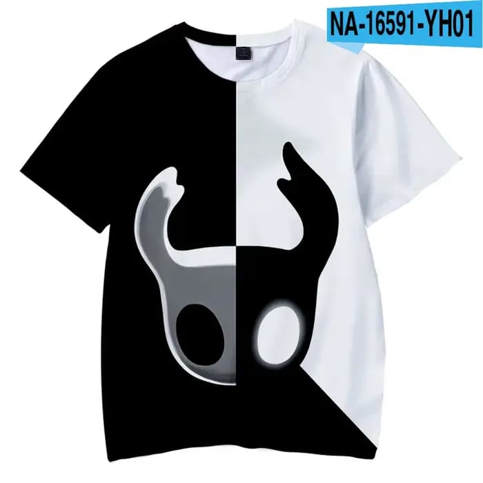 T-shirt à manches courtes pour hommes et femmes, Hollow Knight, Pure Vessel, Merch, Funny Tee, Unisex Vintage, 90s