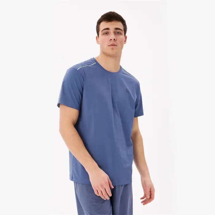 Baasploa-T-shirt de sport respirant à séchage rapide pour hommes
