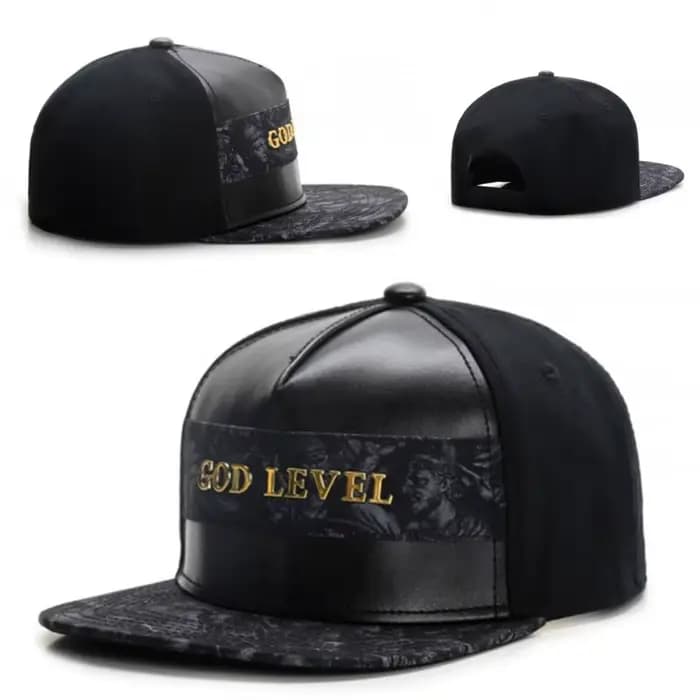 Casquette en cuir de marque Fashio pour hommes et femmes