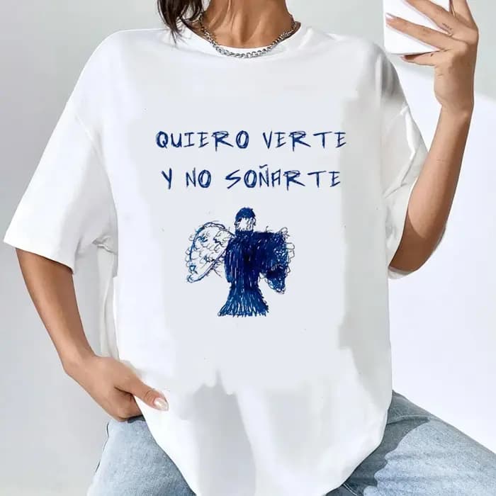 Milo j chemise femme Y2k graphique confortable numérique années 2000 Grunge t-shirt