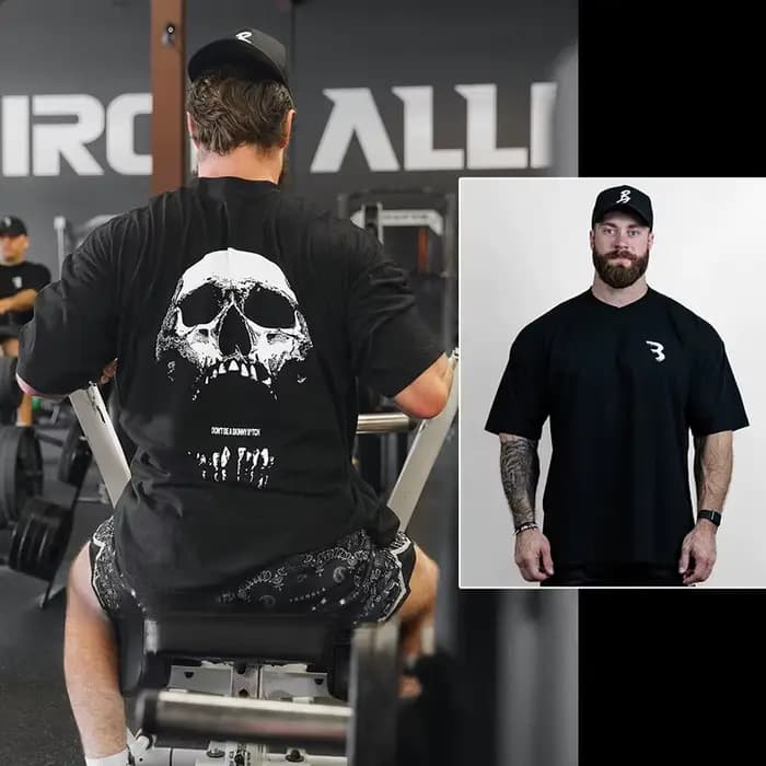 T-shirt décontracté CBUM Chris Fitness Training Gym pour hommes et femmes