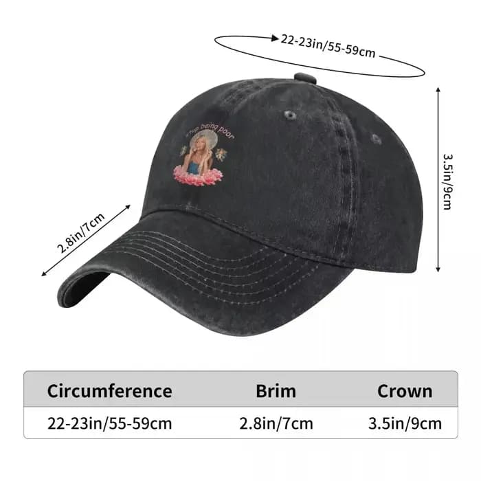 Casquette de baseball militaire 2026 Paris Hilton 'Stop Being Poor' pour homme et femme