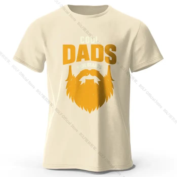 T-Shirt imprimé papa avec barbes pour hommes et femmes, 100% coton, surdimensionné, graphique drôle,