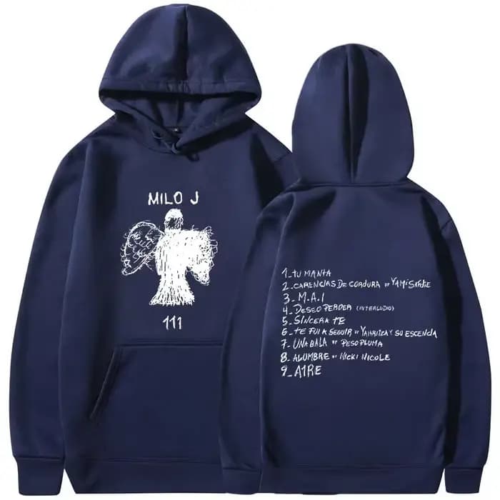 Milo J sweats à capuche 111 Album Merch