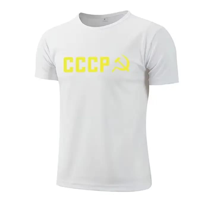 T-shirt d'entraînement pour hommes avec imprimé CCCP