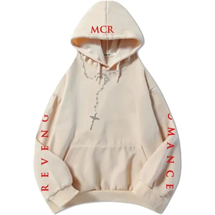 REVENGE ROSARY HOODIE MY CHEMICAL ROMANCE THREE CHEERS FOR SWEET
