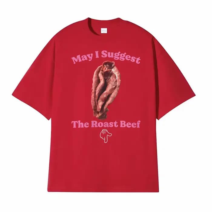 Pouvez-vous me suggérer le t-shirt « Roast Beef » humoristique pour adultes