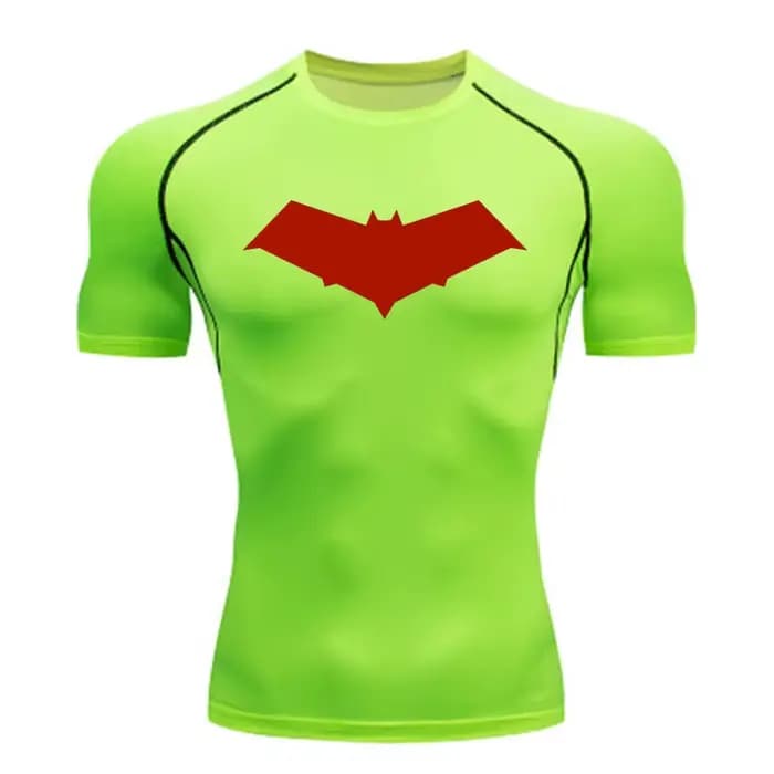 Chemise de Compression chauve-souris large pour hommes
