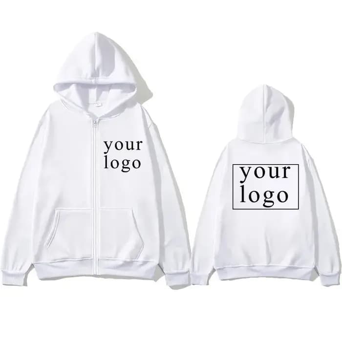 Cardigan à Capuche pour Homme et Femme, avec Logo/Image de Marque Personnalisé, Nouveau Design à la